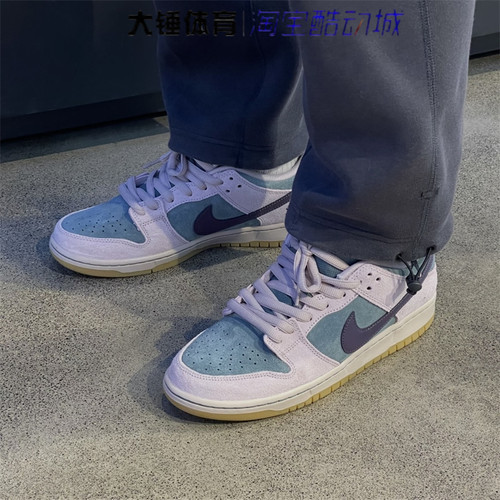 Nike/耐克Dunk SB粉绿时尚百搭低帮男鞋休闲运动板鞋HQ1625-300