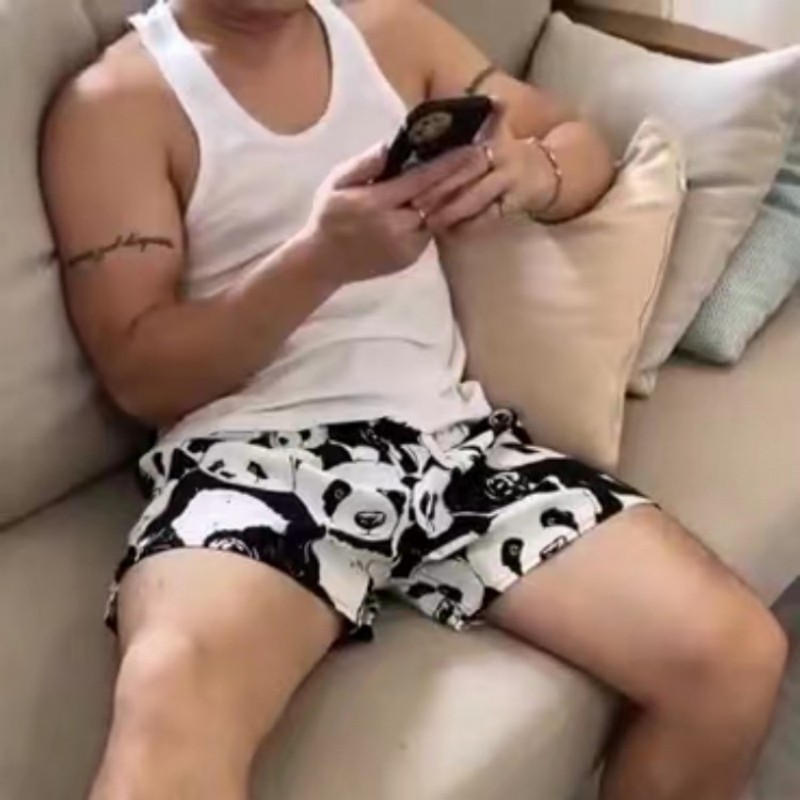 阿罗裤内裤印花居家睡裤