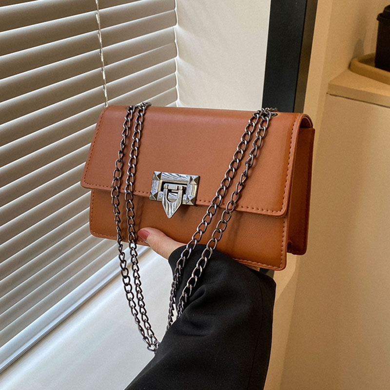 麦瑞雅时尚复古链条复古小方包