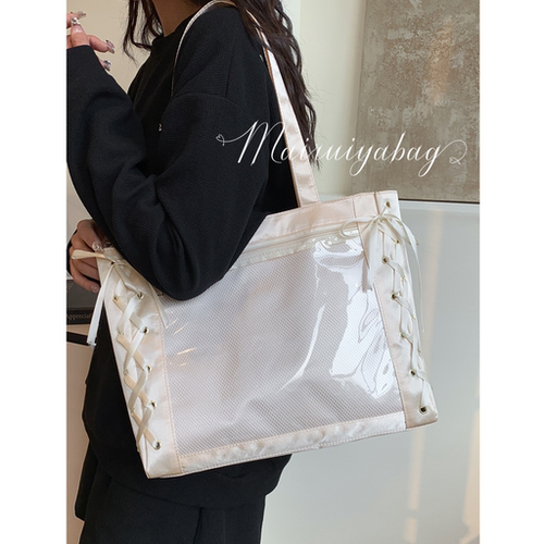 日系丝带痛jk痛包大容量托特包