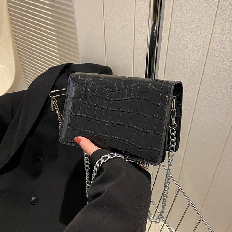 高级感鳄鱼纹小方包包女2023新款小众质感休闲百搭链条单肩斜挎包,箱包皮具/热销女包/男包,小方包,淘宝优惠券,粉丝福利购,淘宝优惠卷