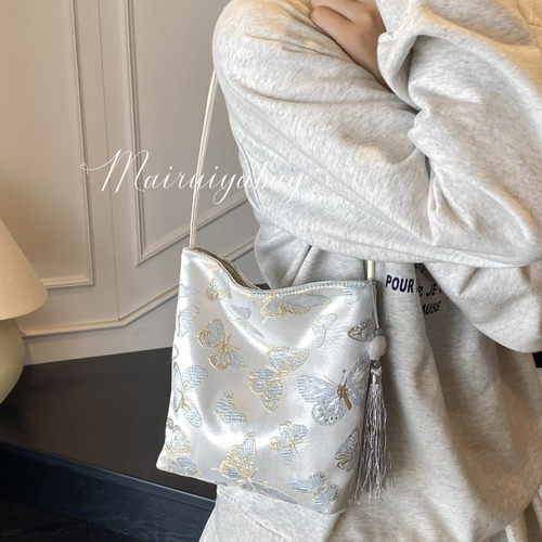 新中式国风大容量流行时尚水桶包