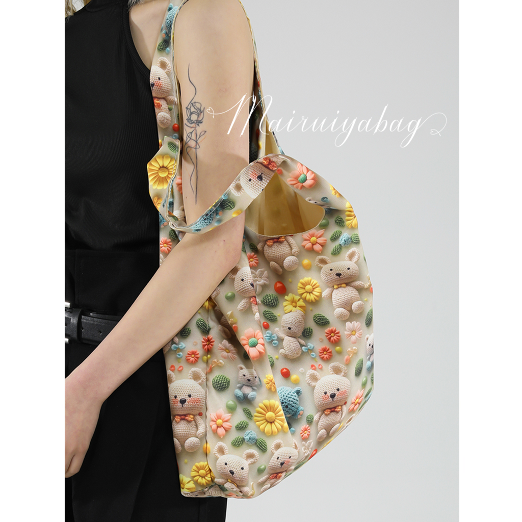 卡通环保购物袋大号大容量收纳包可折叠便携买菜包轻便超市手提袋,箱包皮具/热销女包/男包,托特包,淘宝优惠券,粉丝福利购,淘宝优惠卷