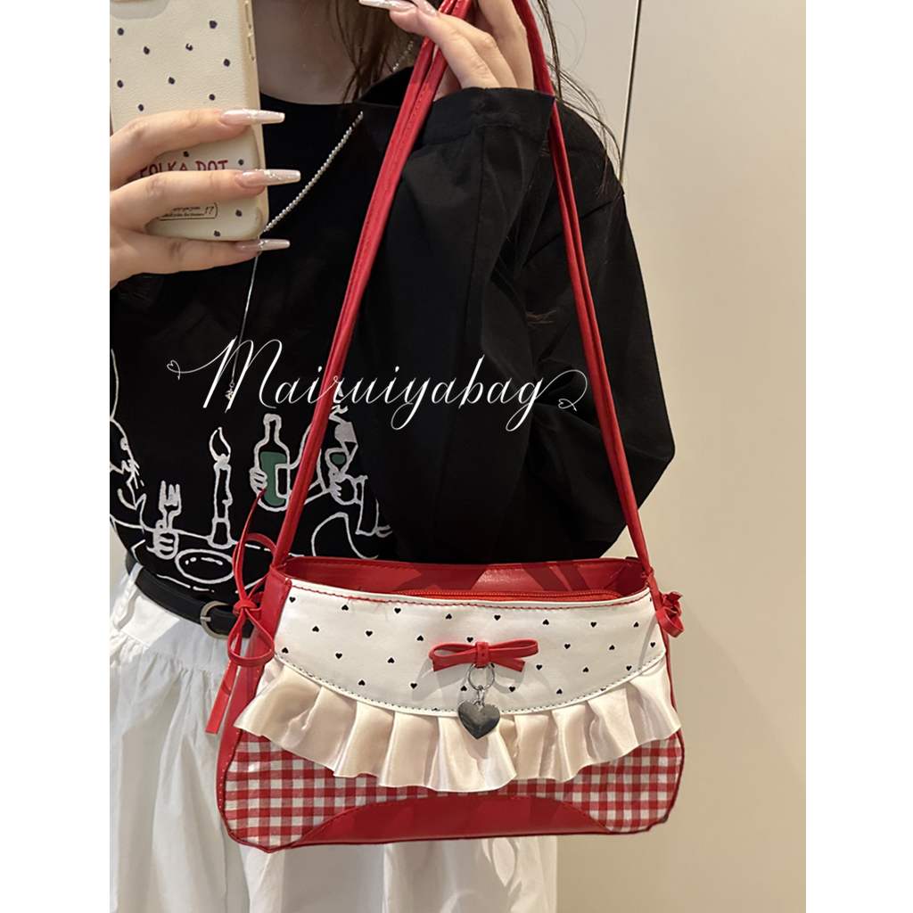 韩系小众设计百搭蝴蝶结小方包