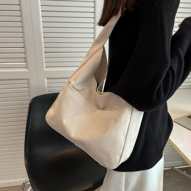 麦瑞雅上课学生帆布单肩托特包