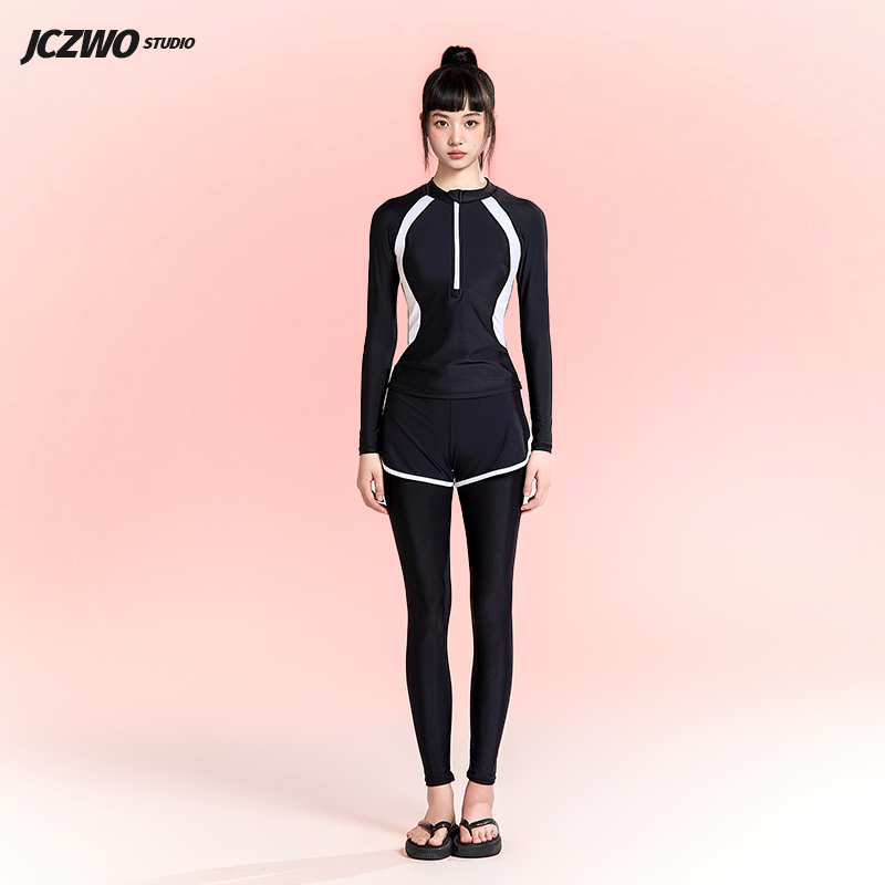 防晒泳衣女冲浪服水母衣浮潜水服