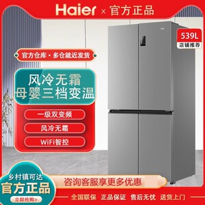 Haier/海尔 BCD-539WGHTDEDH9U1家用539升一级家用风冷超薄冰箱