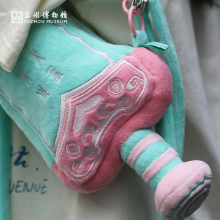 苏州博物馆 吴王夫差宝剑毛绒包卡通玩偶斜挎手提包送女友礼物