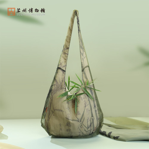 苏州博物馆翰墨丹青斜挎包原创设计国风百搭单肩包生日礼物送女友