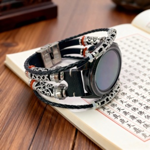 双圈编织适配oppo watchx2mini表带watch3pro表带watch x/x2皮质