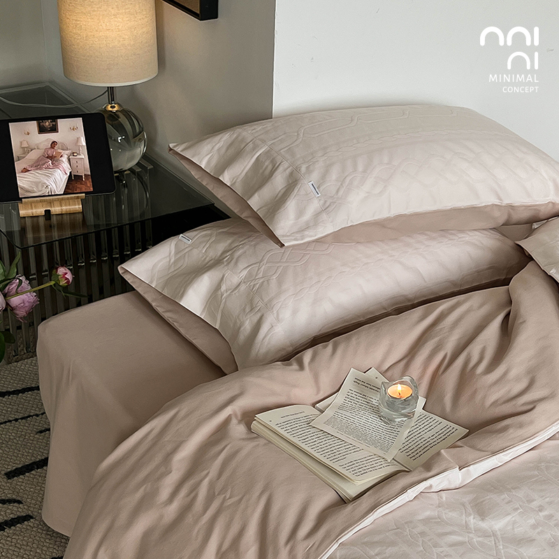 色织四件套棉浮雕提花日杂