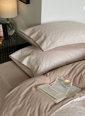 Minimal Concept【肉桂奶杏】日杂氧气浮雕提花磨毛婴儿棉四件套