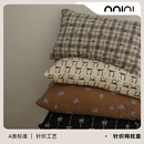 Minimal｜ins少女蝴蝶结合集枕套针织棉纯棉A类柔软舒适单只搭配