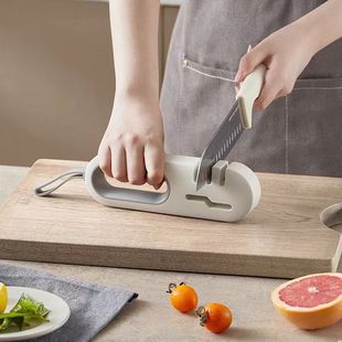 日本多功能磨刀器家用磨刀工具快速磨刀石棒厨房菜刀专用开刃神器