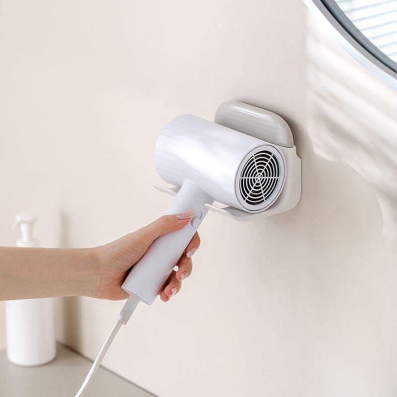 日本吹风机置物架子壁挂式免打孔卫生间浴室吹风筒支架电吹风挂架