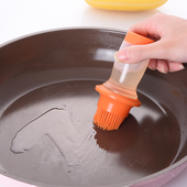 油刷带瓶一体家用硅胶耐高温食品级厨房烘焙辅食抹油壶烧烤小刷子