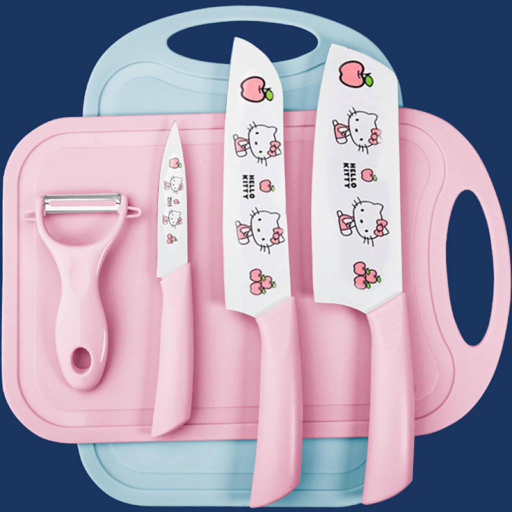 日本水果刀家用宿舍学生专用菜刀菜板二合一儿童辅食刀具套装组合,厨房/烹饪用具,学生厨具套装,淘宝优惠券,粉丝福利购,淘宝优惠卷