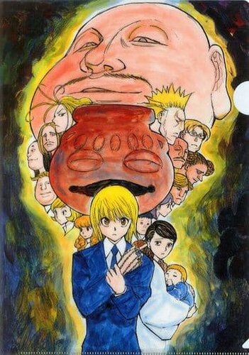 日谷现货 全职猎人 jump shop 限定 JS 酷拉皮卡 原画文件夹 日版