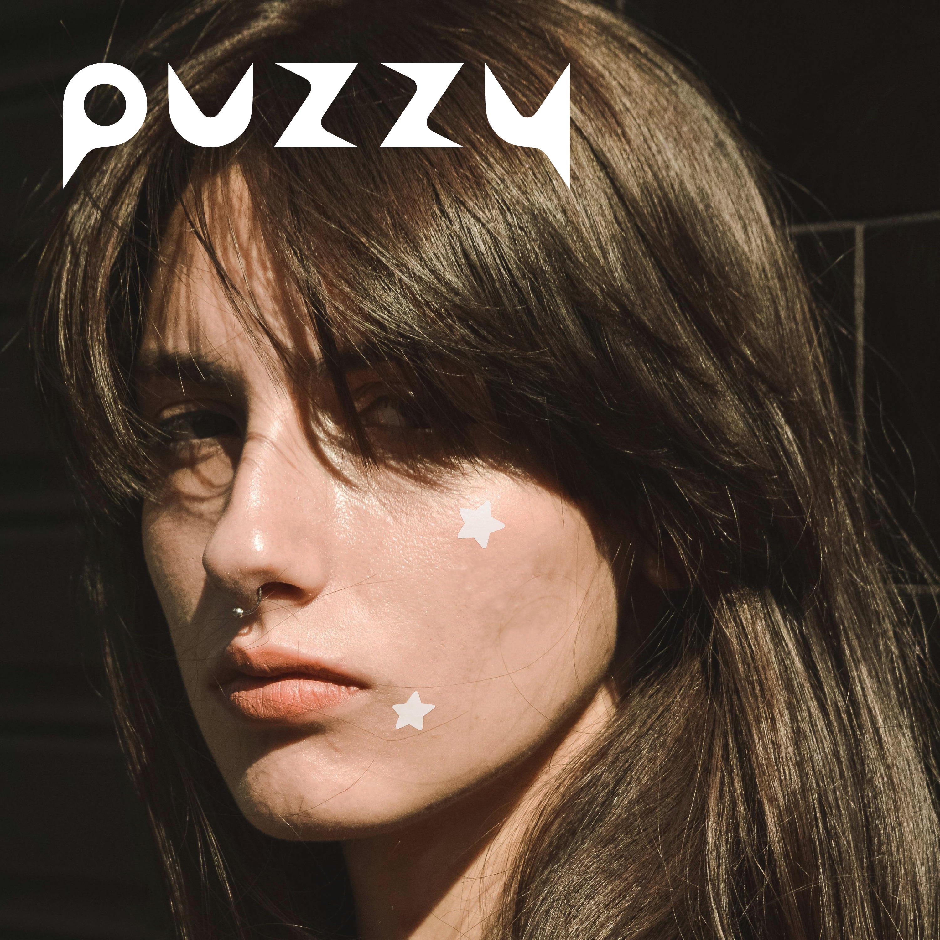 puzzy痘痘贴可爱白色星星遮瑕