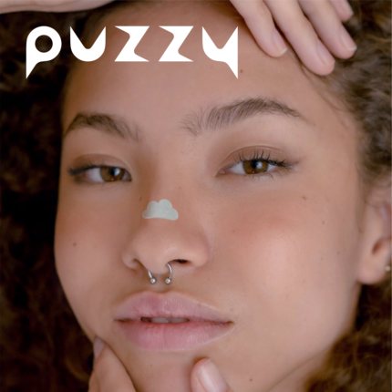 Puzzy痘痘贴蓝色云朵可爱遮瑕遮盖痘印隔离消痘可上妆32粒/盒