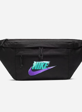 定制包 Nike耐克男女同款黑色胸包运动休闲便携腰包BA5751-010