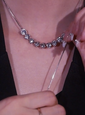 小众百搭时尚锆石项链女