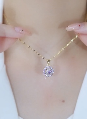 个性锁骨链轻奢气质高级吊坠