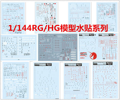 RG全系列元祖扎古专用水贴