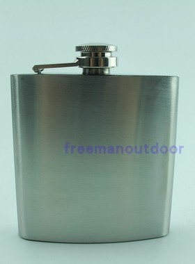 风景户外 不锈钢磨砂酒壶/便携6盎司 酒具小酒壶 hip flask