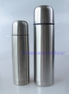 不锈钢真空水壶/旅游保温壶/保温杯/暖壶500ml 750ml 子弹头