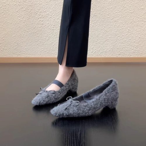 内增高蝴蝶结玛丽珍时尚百搭