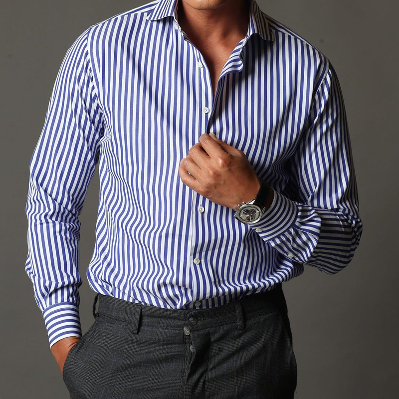 leo男装长袖衬衫定制私人订制