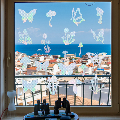 装饰贴画玻璃贴饰防鸟贴装饰画