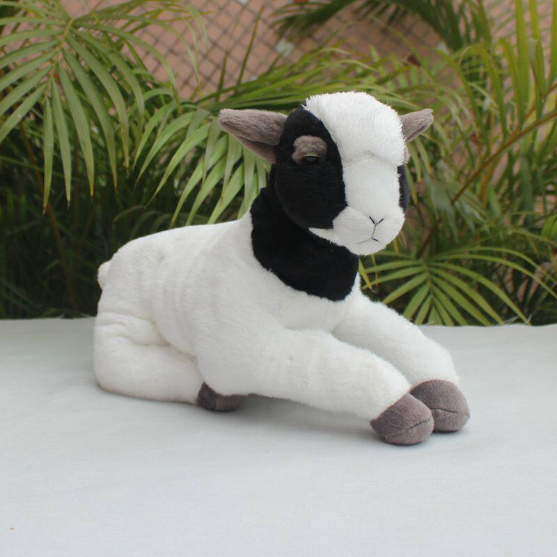 可爱黑脸山羊公仔 小羊玩偶毛绒玩具超柔布娃娃送男女友儿童礼物