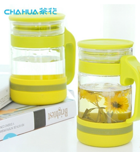 6217水漾.濾茶杯辦公泡茶杯硼化硅耐熱玻璃杯 茶花6216