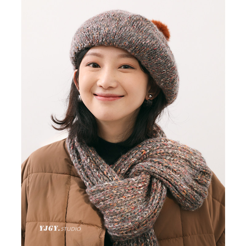 印计谷羽 可爱毛球羊驼毛线帽女秋冬韩版百搭保暖针织帽时尚围巾,服饰配件/皮带/帽子/围巾,帽子,淘宝优惠券,粉丝福利购,淘宝优惠卷