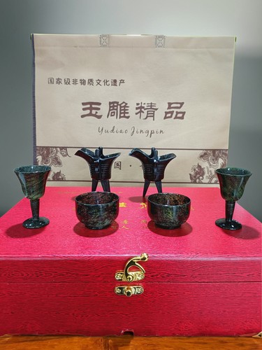 甘肃夜光杯小号仿古爵杯