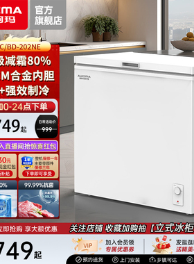 澳柯玛 BC/BD-202NE 家用冰柜冷藏冷冻冷柜减霜抑菌