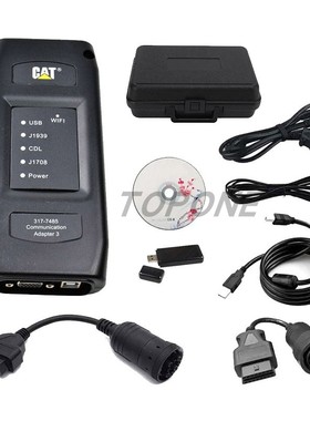 跨境批发CAT ET3 USB WIFI V2019A 适用于卡特卡车挖掘机检测仪