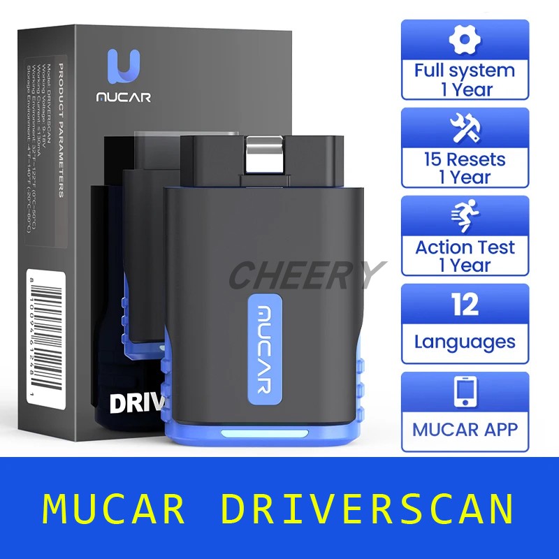 跨境批发MUCAR DRIVERSCAN OBD2OBD2 Scanner Tool