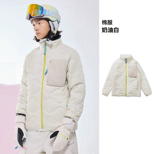 秋冬新款中层保暖蓬松轻盈棉服