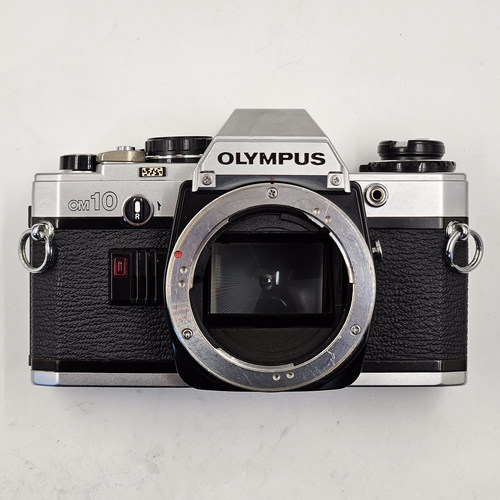 奥林巴斯OM-10胶片单反相机测光正常好成色银色奥巴胶卷om1om2