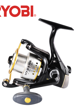 RYOBI利优比勇士纺车轮全金属线杯8滚柱1000无间隙路亚专用渔线轮
