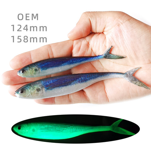 3D打印软饵夜光仿生饵路亚饵