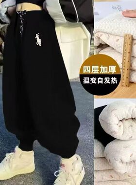 儿童裤子超厚棉裤加绒四层加厚
