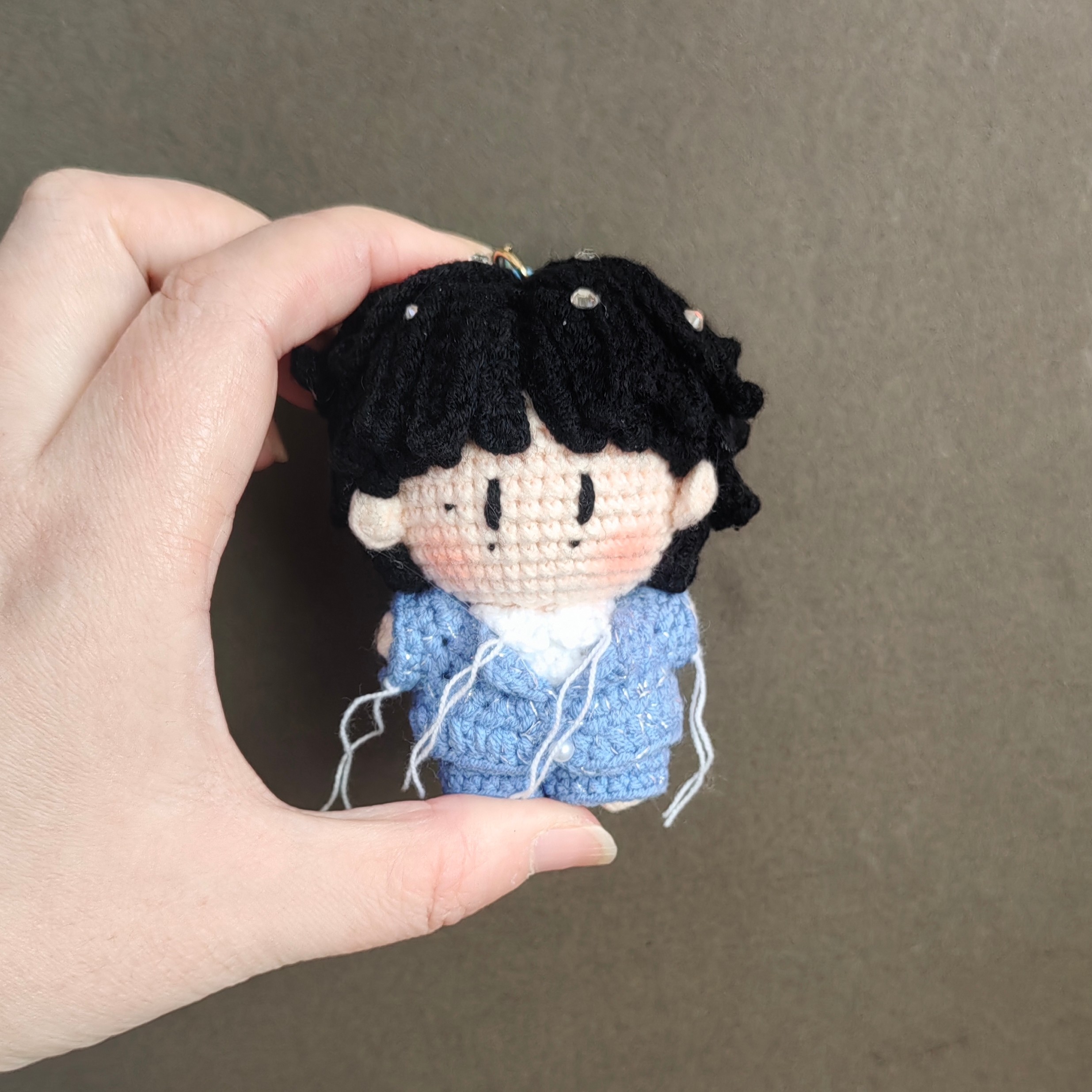 手工钩织成品梓渝泸州音乐节玩偶挂件娃娃diy明星创意礼物送闺蜜