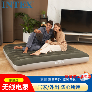 INTEX充气床垫户外野营帐篷睡垫气垫床露营打地铺陪护床防潮垫