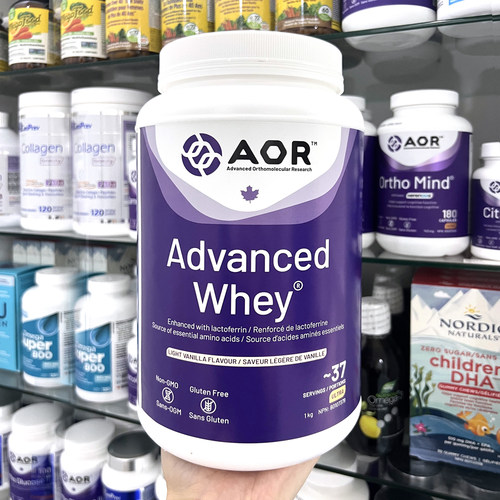 加拿大 AOR Advanced Whey Vanilla 乳清蛋白粉 1KG