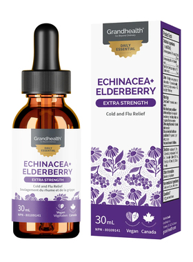 加拿大grand health Echinacea+Elderberry Tincture紫锥花滴剂