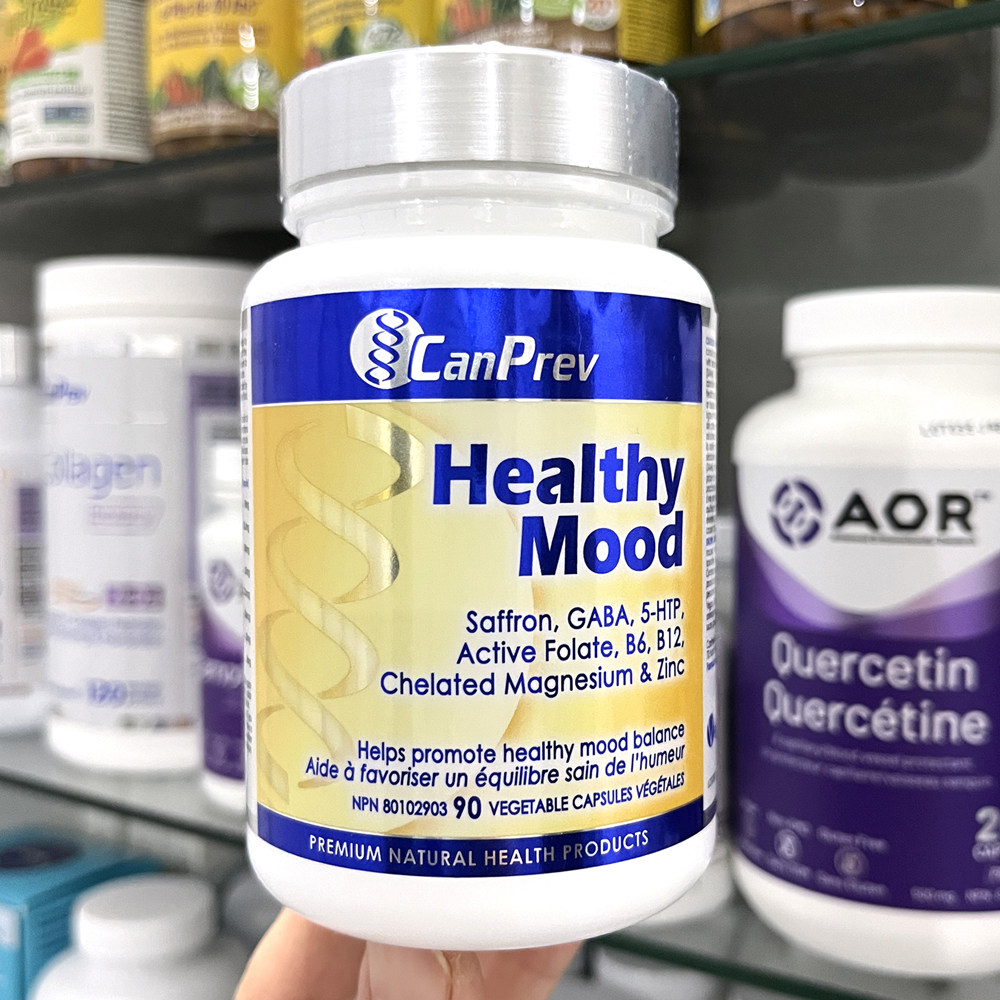 加拿大 Canprev Healthy Mood 情绪健康支持 胶囊